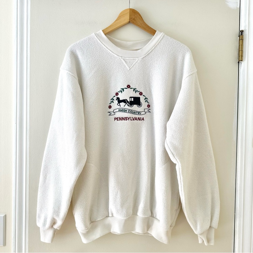 Diport USA Amish Country Crewneck Sweater Sz L